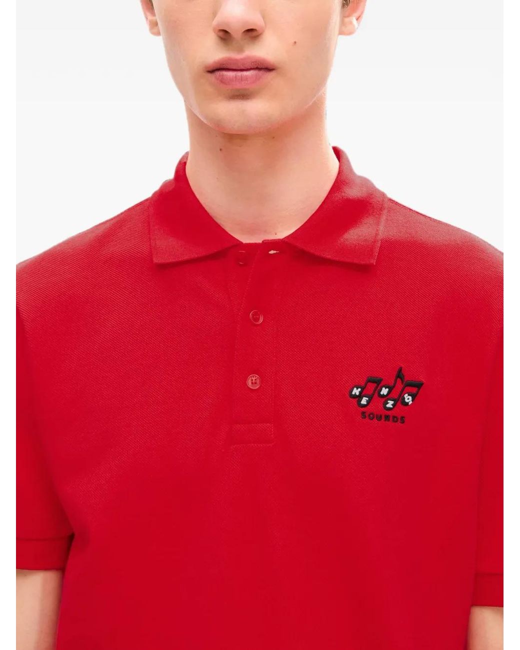 KENZO Red Sounds Polo Shirt for men