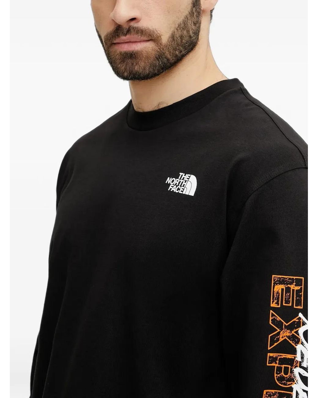 The North Face Black X Nse Long-Sleeve T-Shirt for men