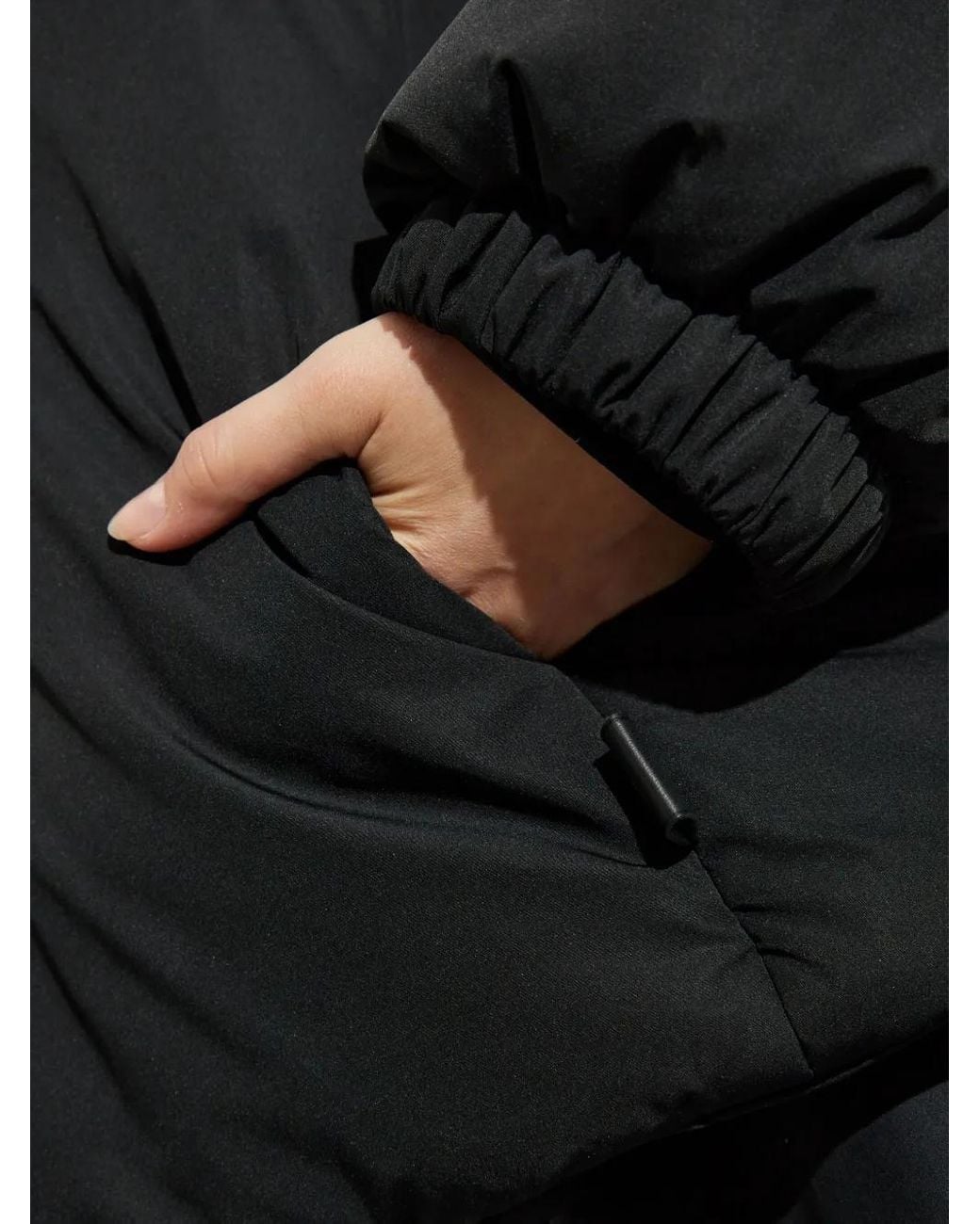 Moschino Donsjack Met Ceintuur in het Black