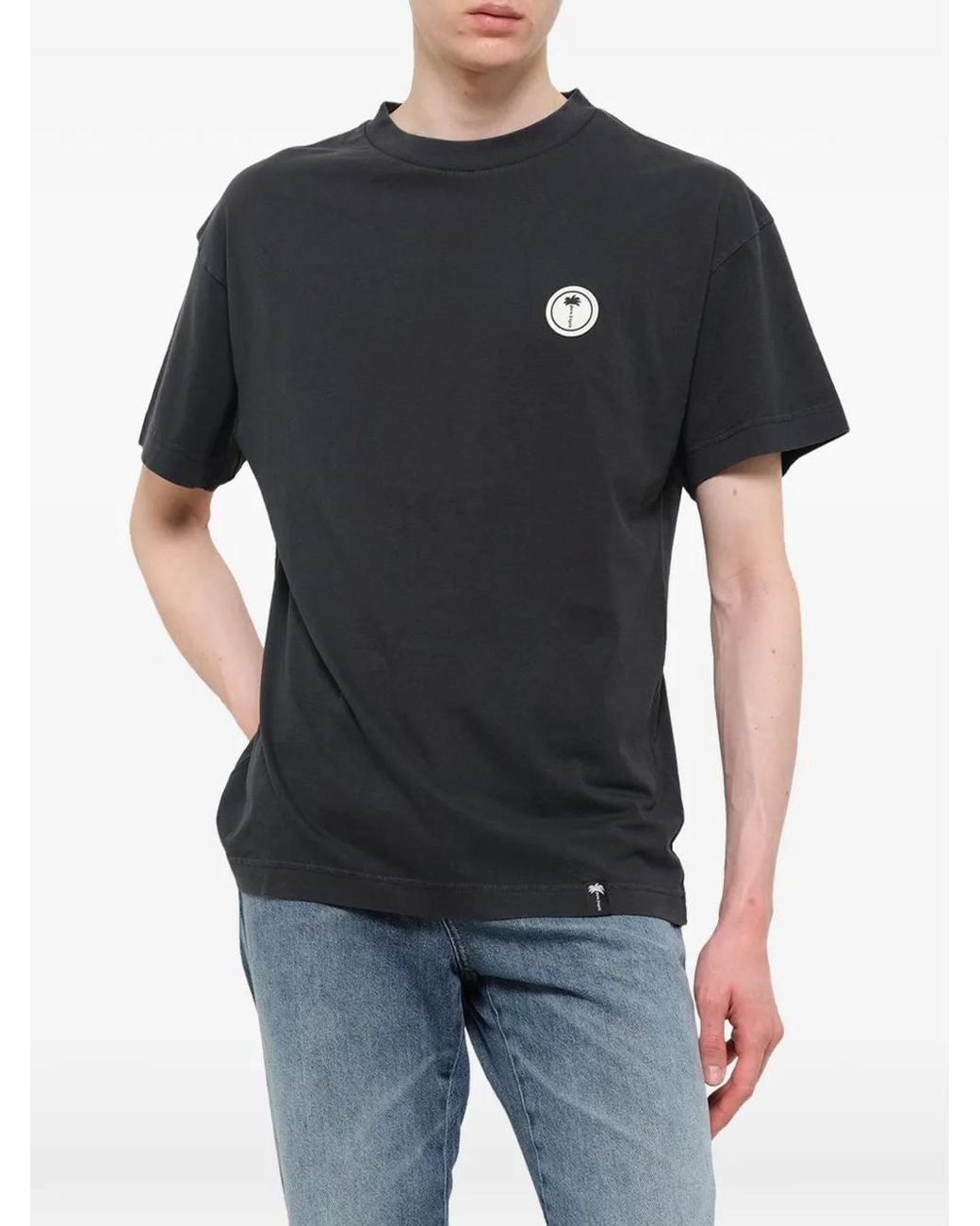 Palm Angels Blue Palm Shadow T-Shirt for men
