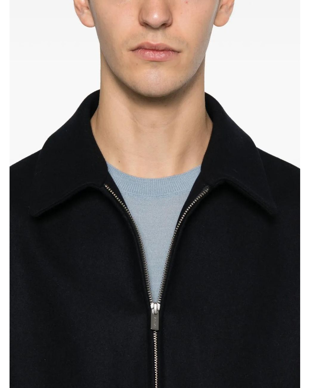 Chaqueta Con Bolsillos Con Cremallera Barena de hombre de color Black
