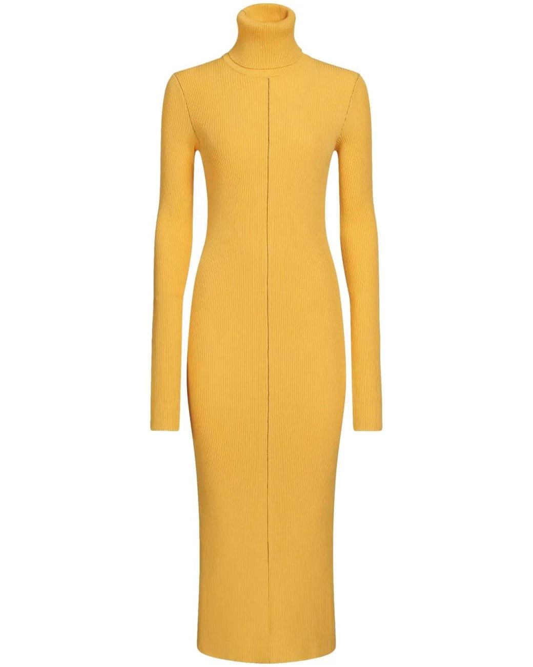 Marni Yellow Marine Dresses