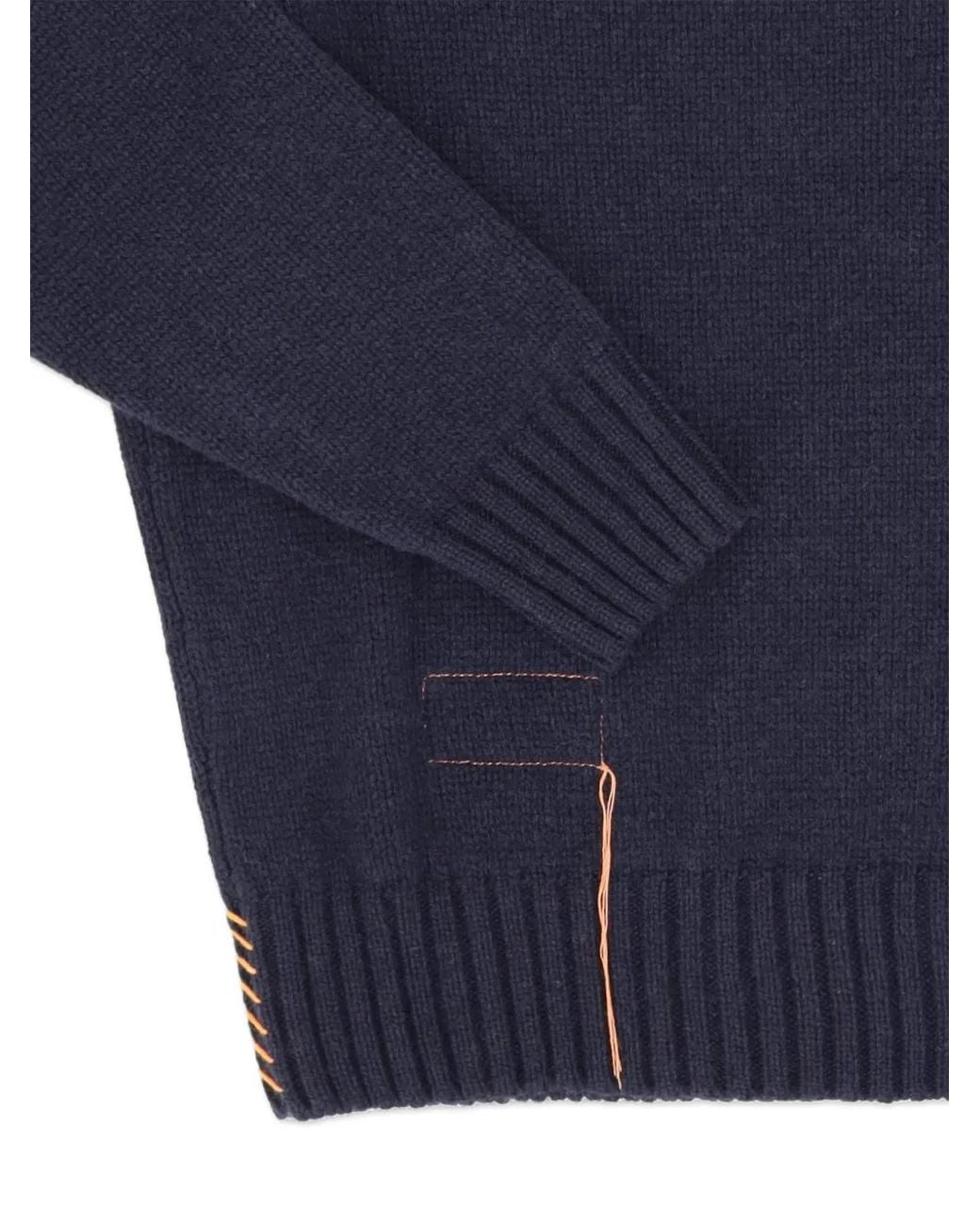 Fortela Blue Martin High-Neck Sweater for men