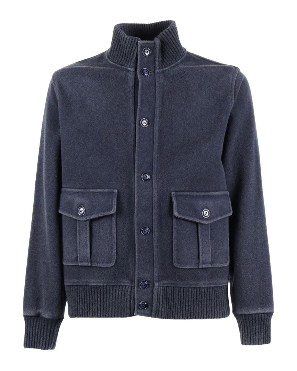 Circolo 1901 Blue Button-Pockets Jacket for men