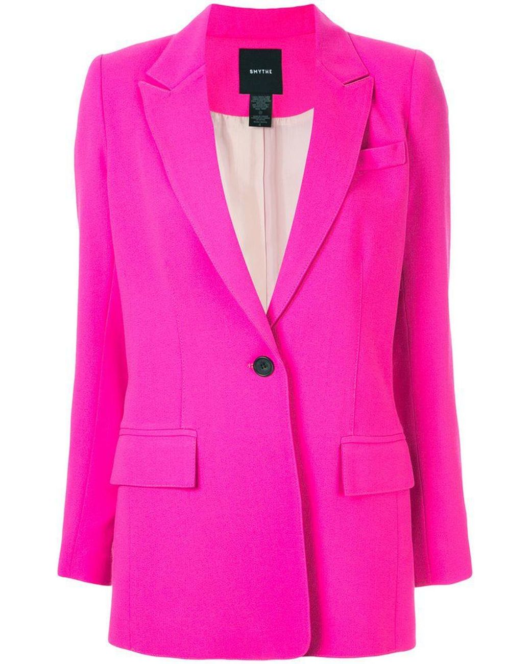 Smythe Wool Blazer in Pink | Lyst