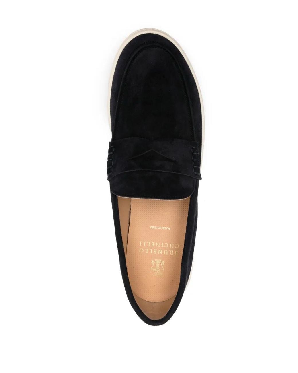Brunello Cucinelli Black Loafers for men