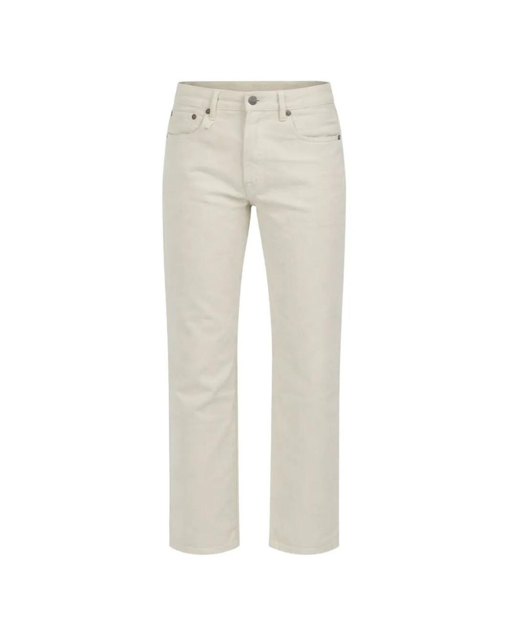 Vaqueros Con Bolsillos R13 de color White