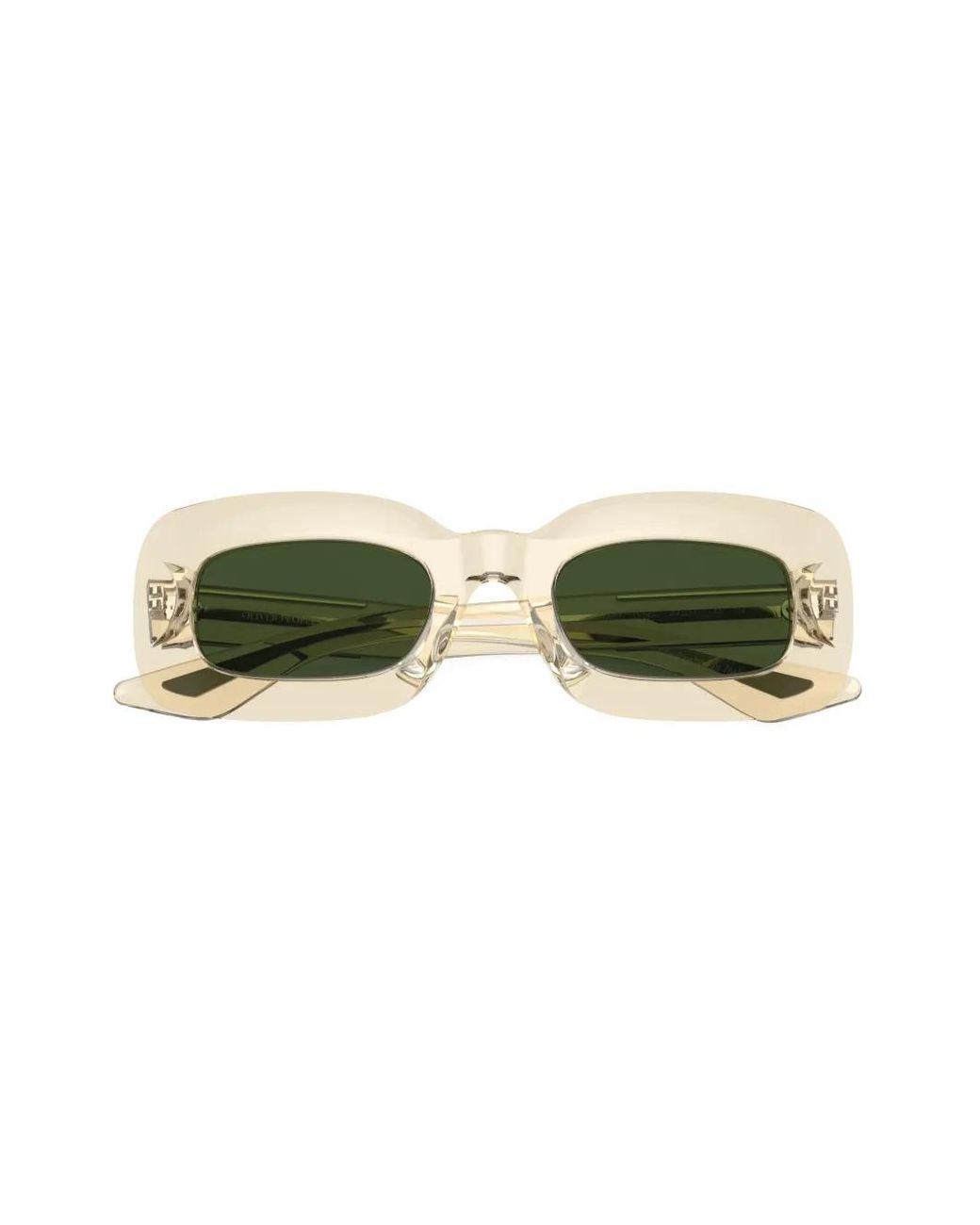 Oliver Peoples Green 1966C Rectangle-Frame Sunglasses