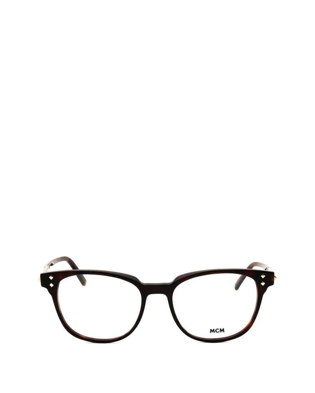 MCM Black Square-Frame Glasses for men