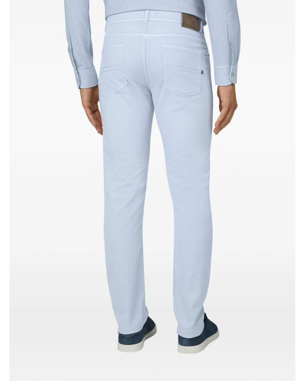 Boggi Blue Regular-Leg Jeans for men