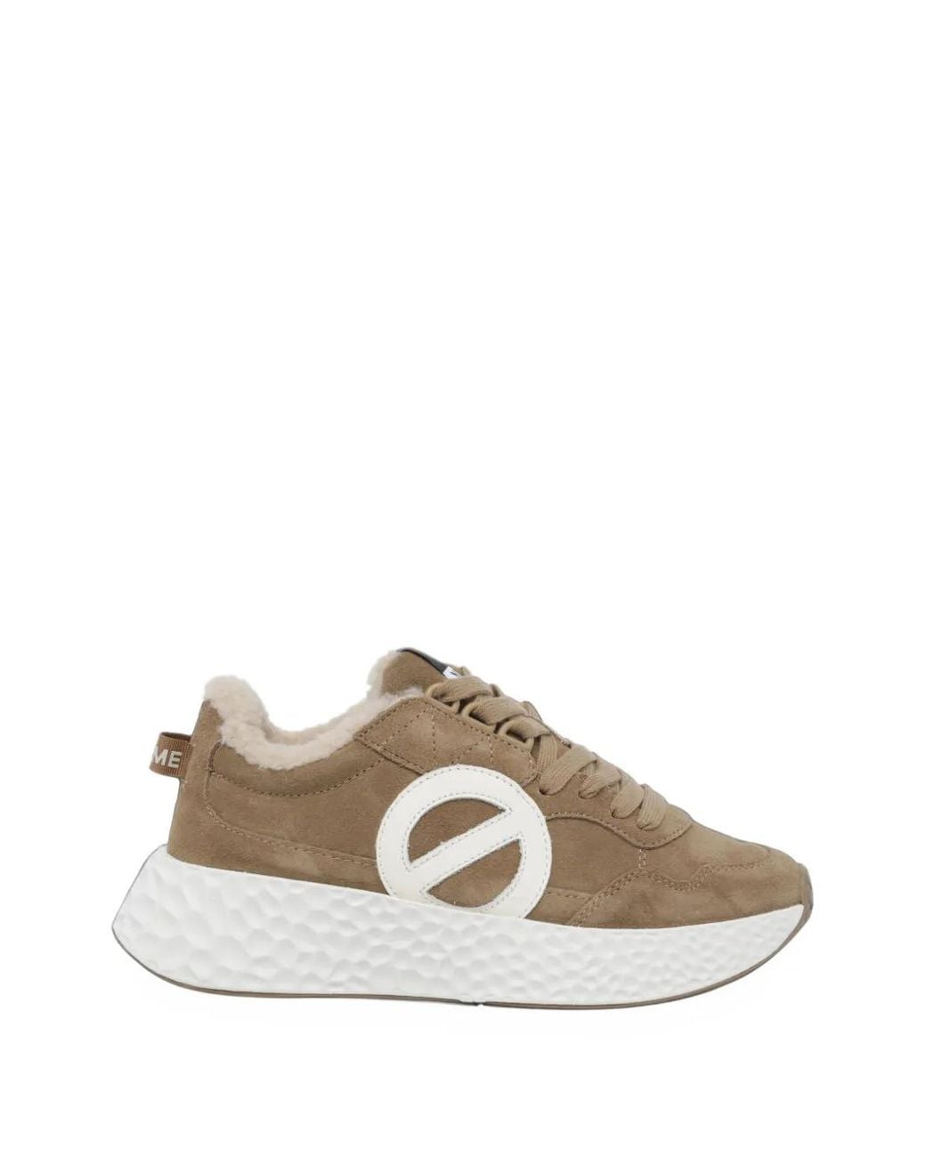 No Name Natural Carter Suede Sneakers