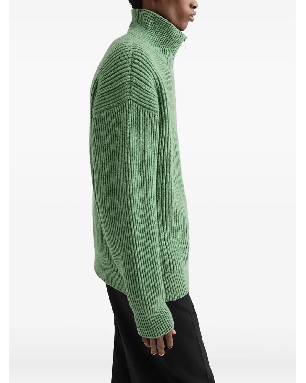 Jil Sander Wollen Vest in het Green voor heren