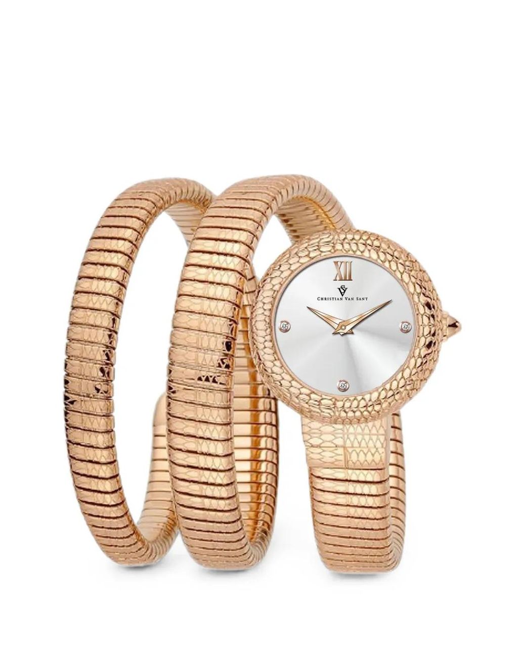 Christian Van Sant Metallic Naga 28Mm Watch
