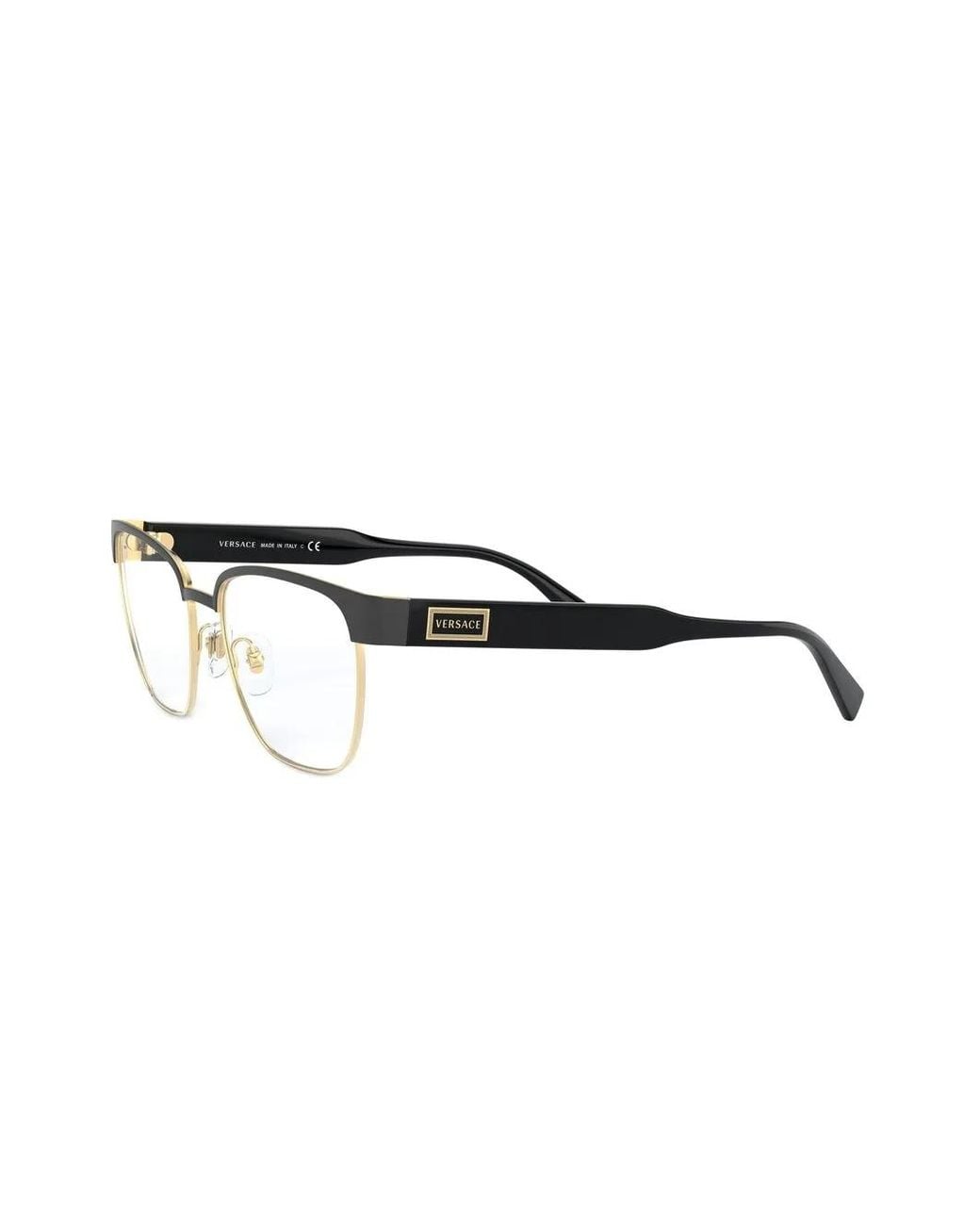 Versace Brille Mit Eckigem Gestell in Black für Herren