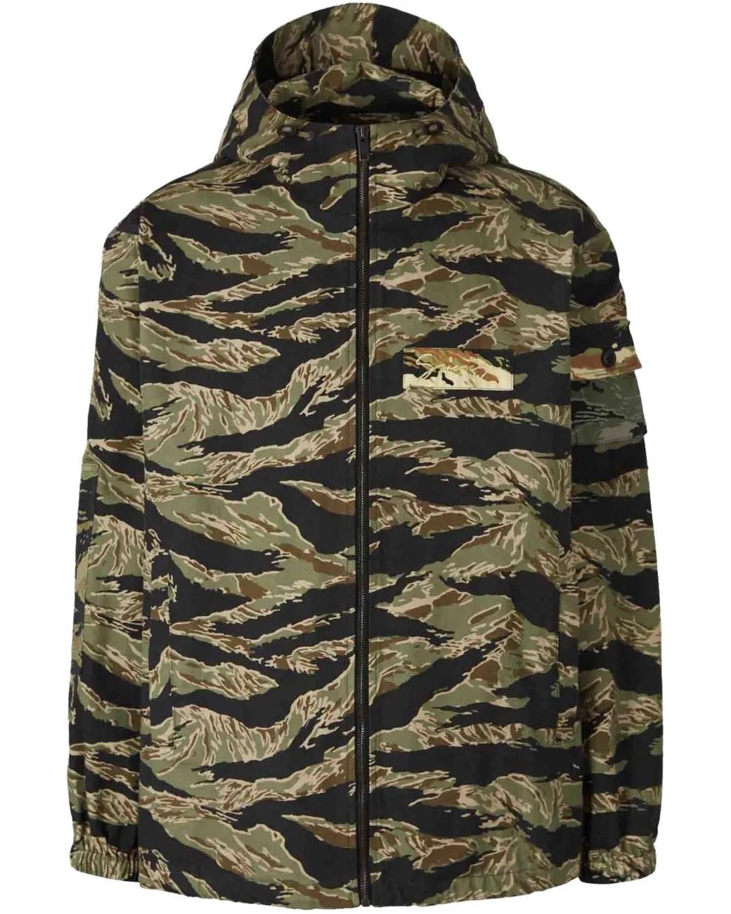 Givenchy Green Logo Windbreaker Jacket for men