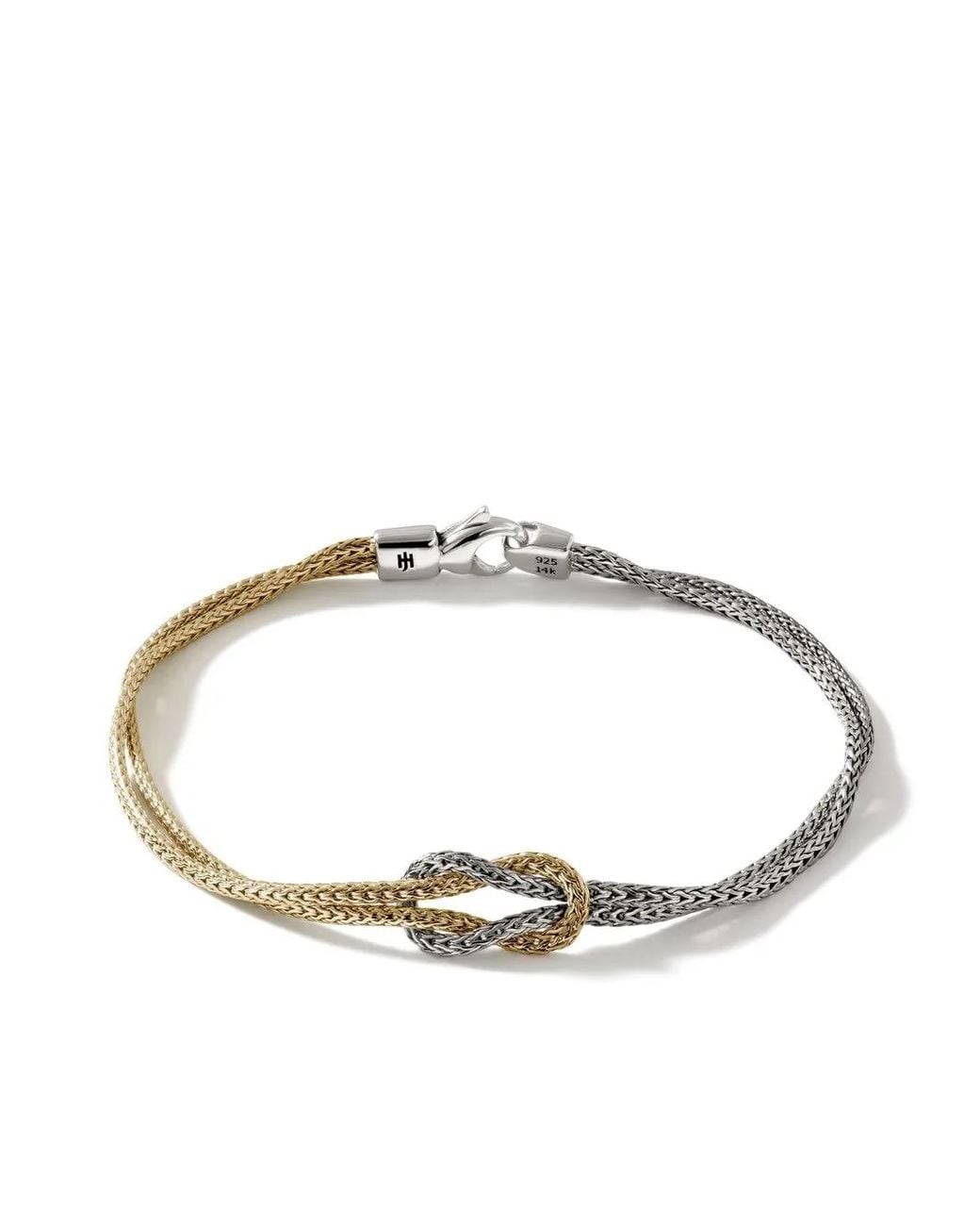 John Hardy Metallic 14Kt And Manah 1.8Mm Double-Row Bracelet
