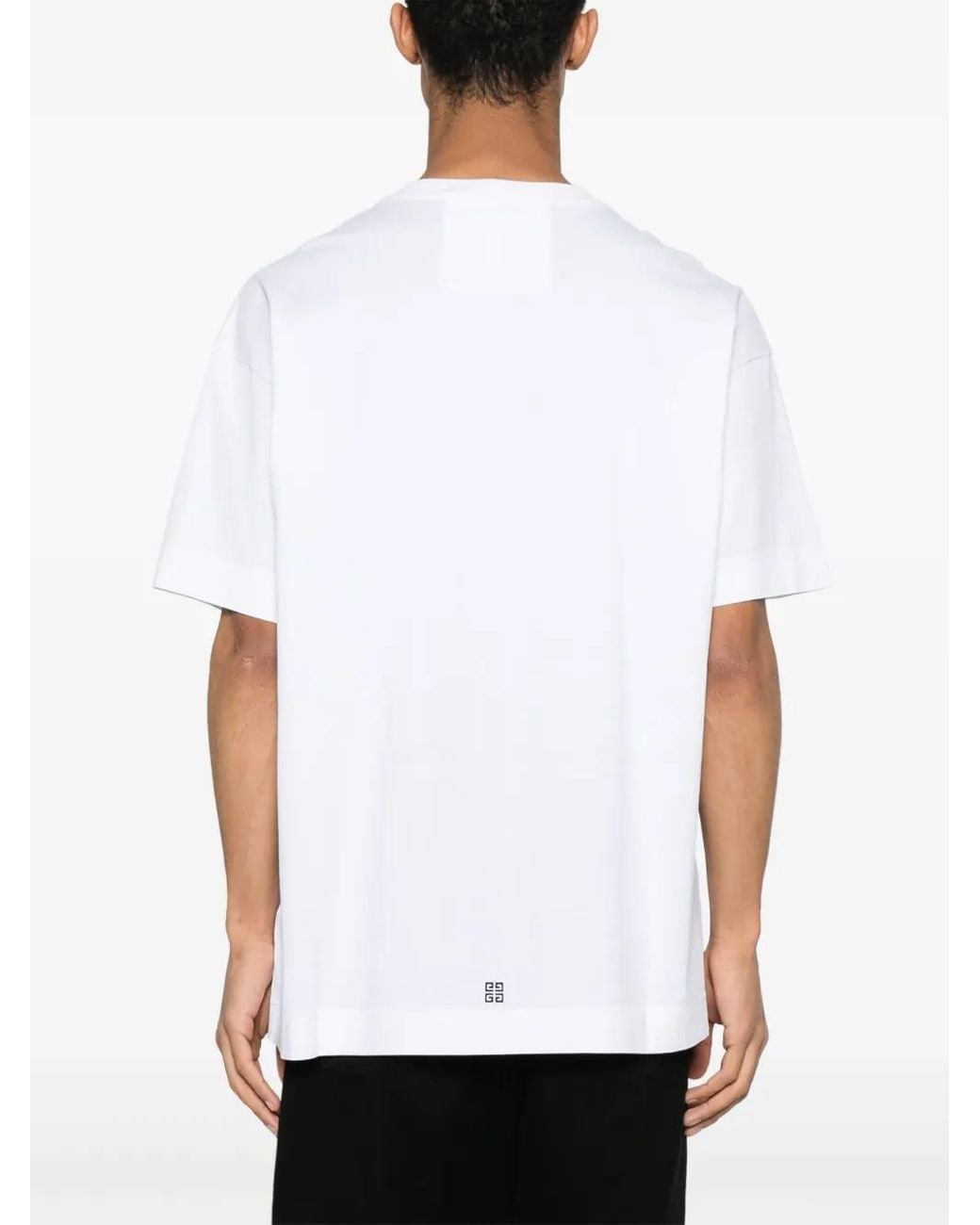 Givenchy White Crest T-Shirt for men