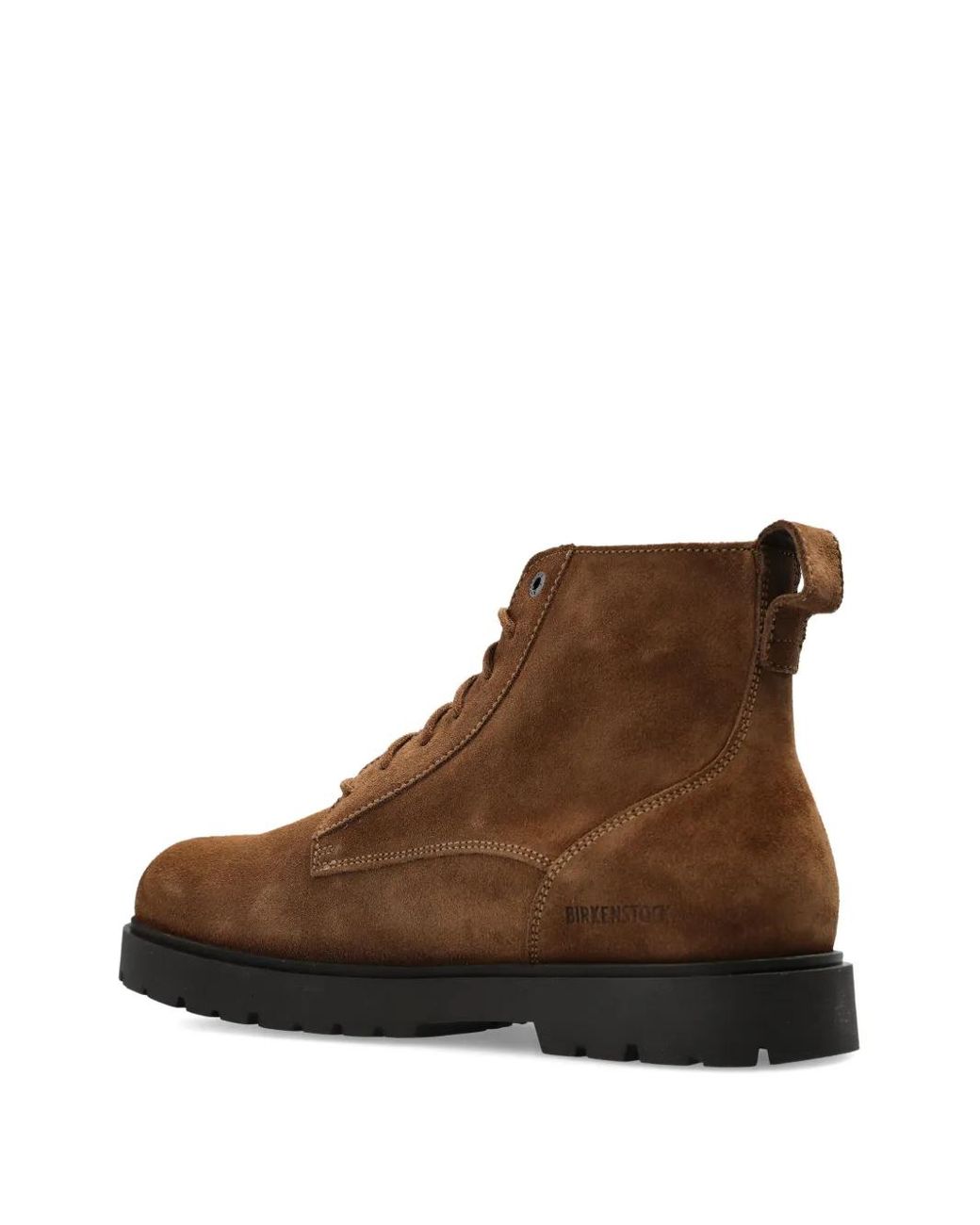 Birkenstock Brown Highwood Suede Lace-Up Ankle Boots for men