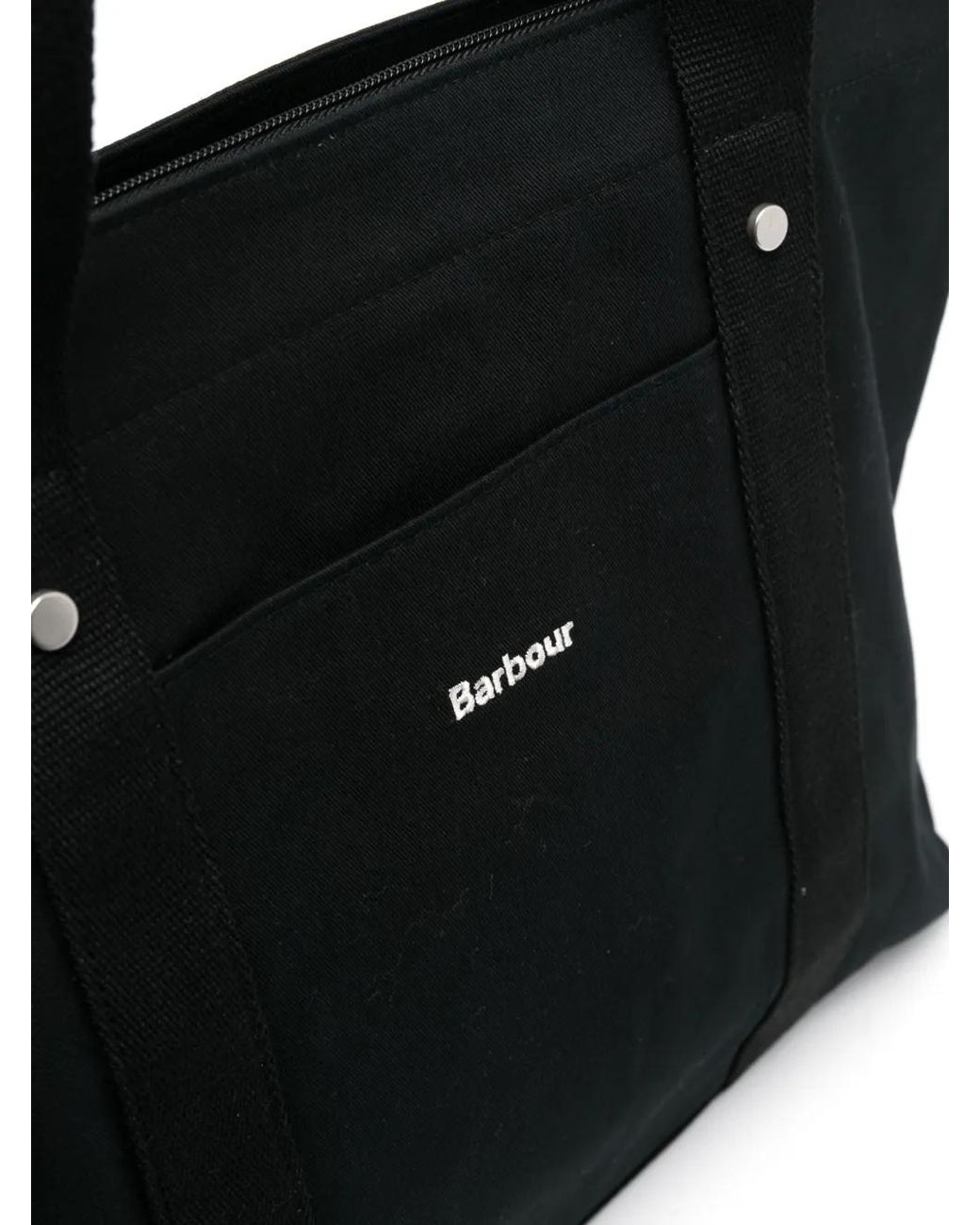 Barbour Black Shopper Mit Logo-Schild