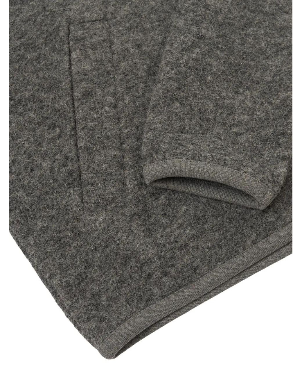 Universal Works Gray Zip-Up Bomber Jacket for men