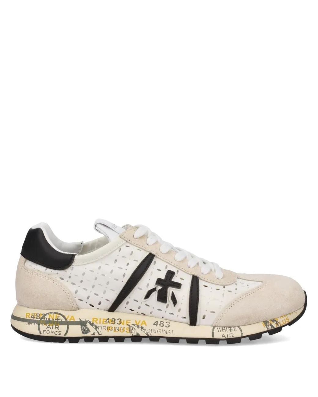 Premiata White Lucyd 7413 Sneakers