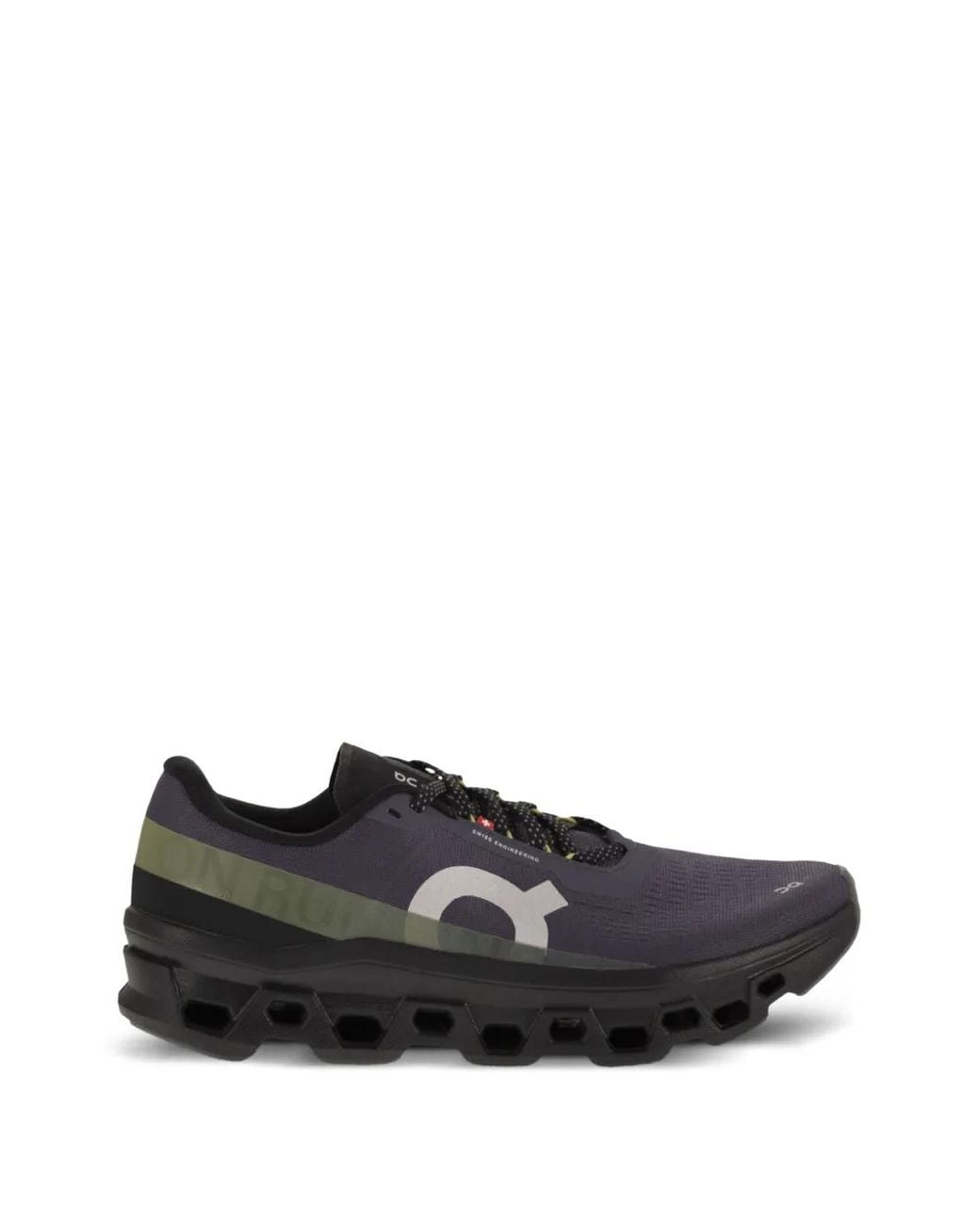 On Shoes Black Cloudmster 1 Logo-Detail Sneakers for men