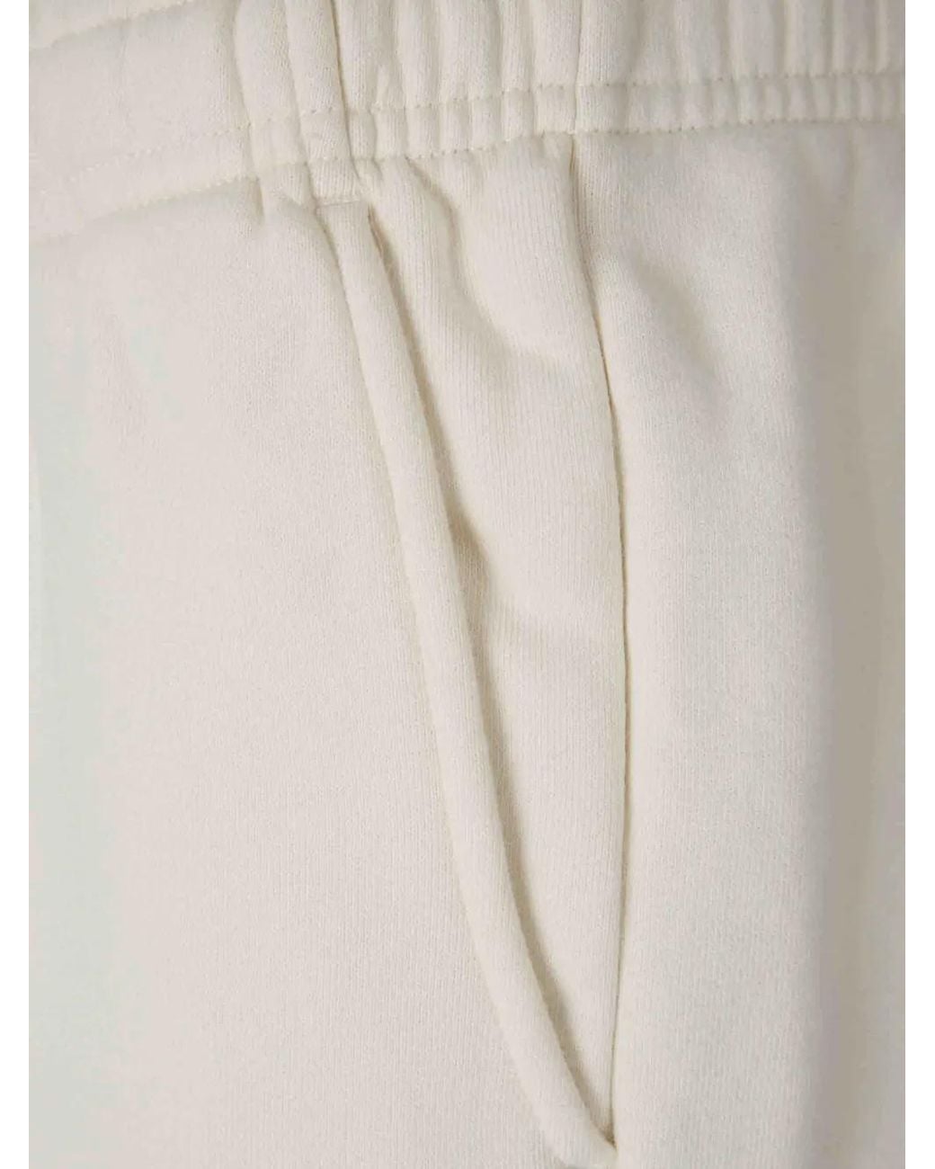 Sporty & Rich White Pantalon De Jogging À Logo Brodé