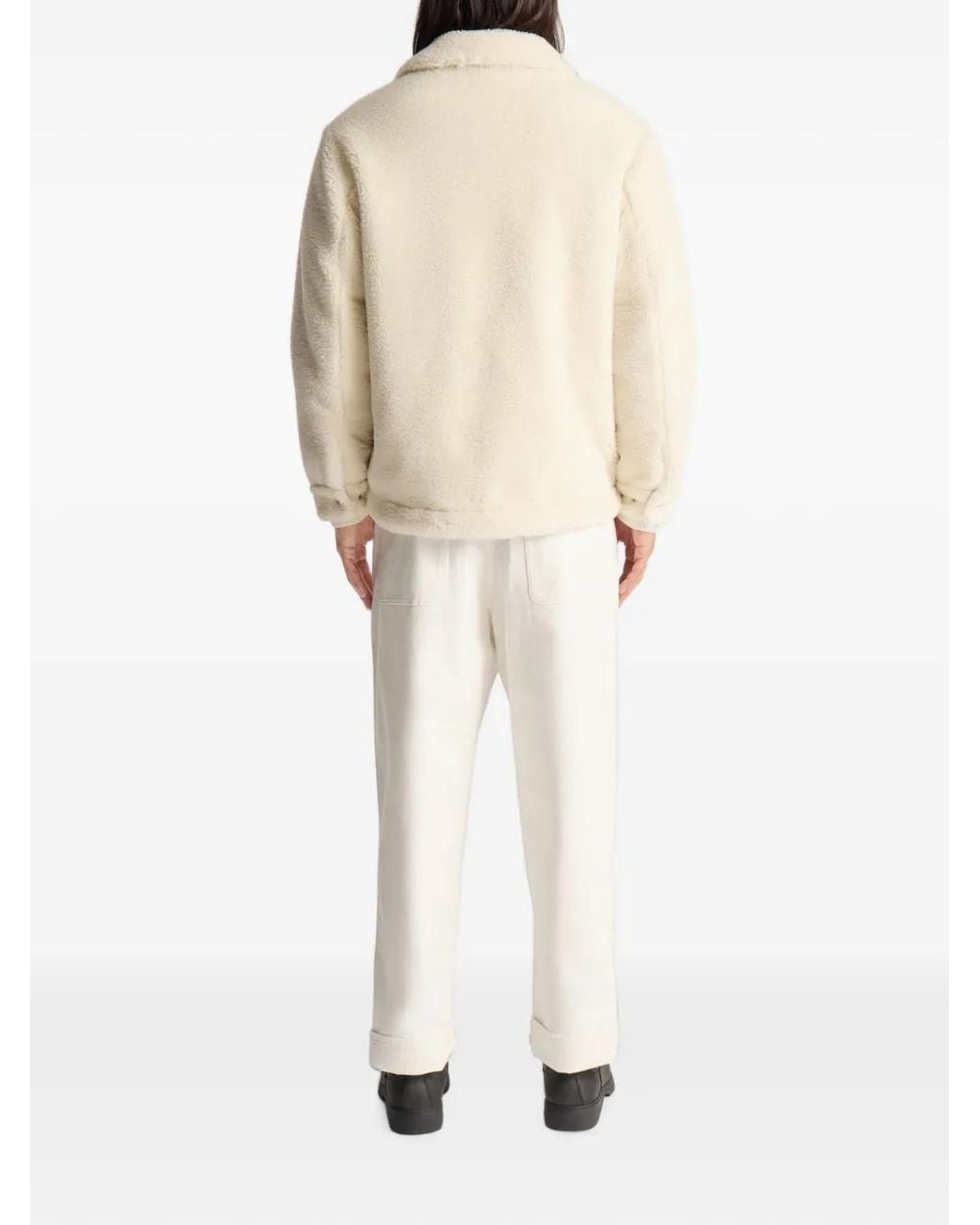 Fusalp Natural Veste Elstran En Fourrure Artificielle Blanche for men