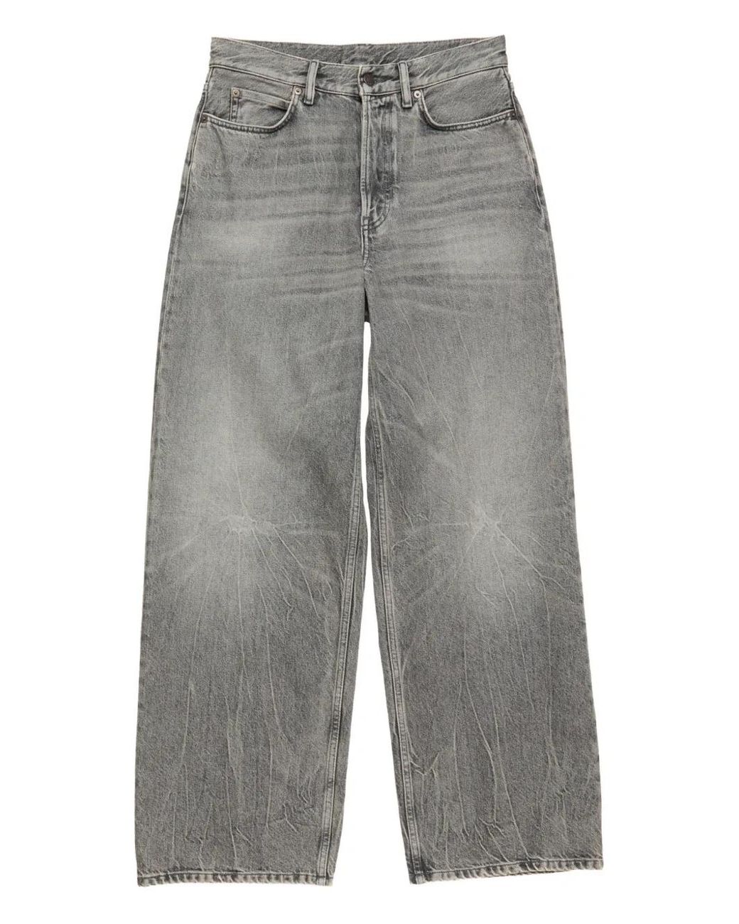 Acne Gray 1981 Jeans Mit Lockerem Schnitt