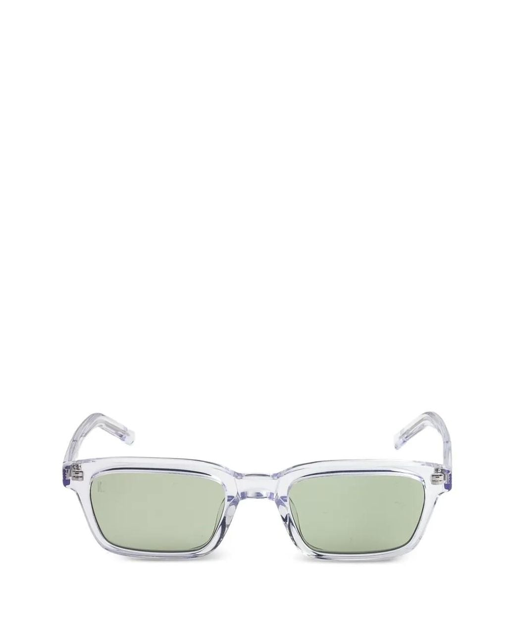 Kaleos Eyehunters Green Delgado Rectangular-Frame Sunglasses for men