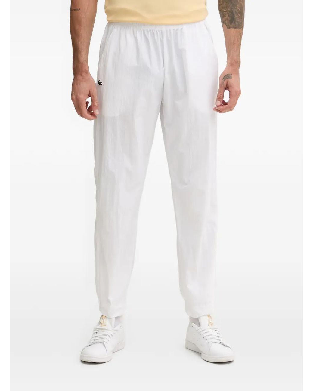 Lacoste White X Novak Djokovic Tennis Tracksuit for men