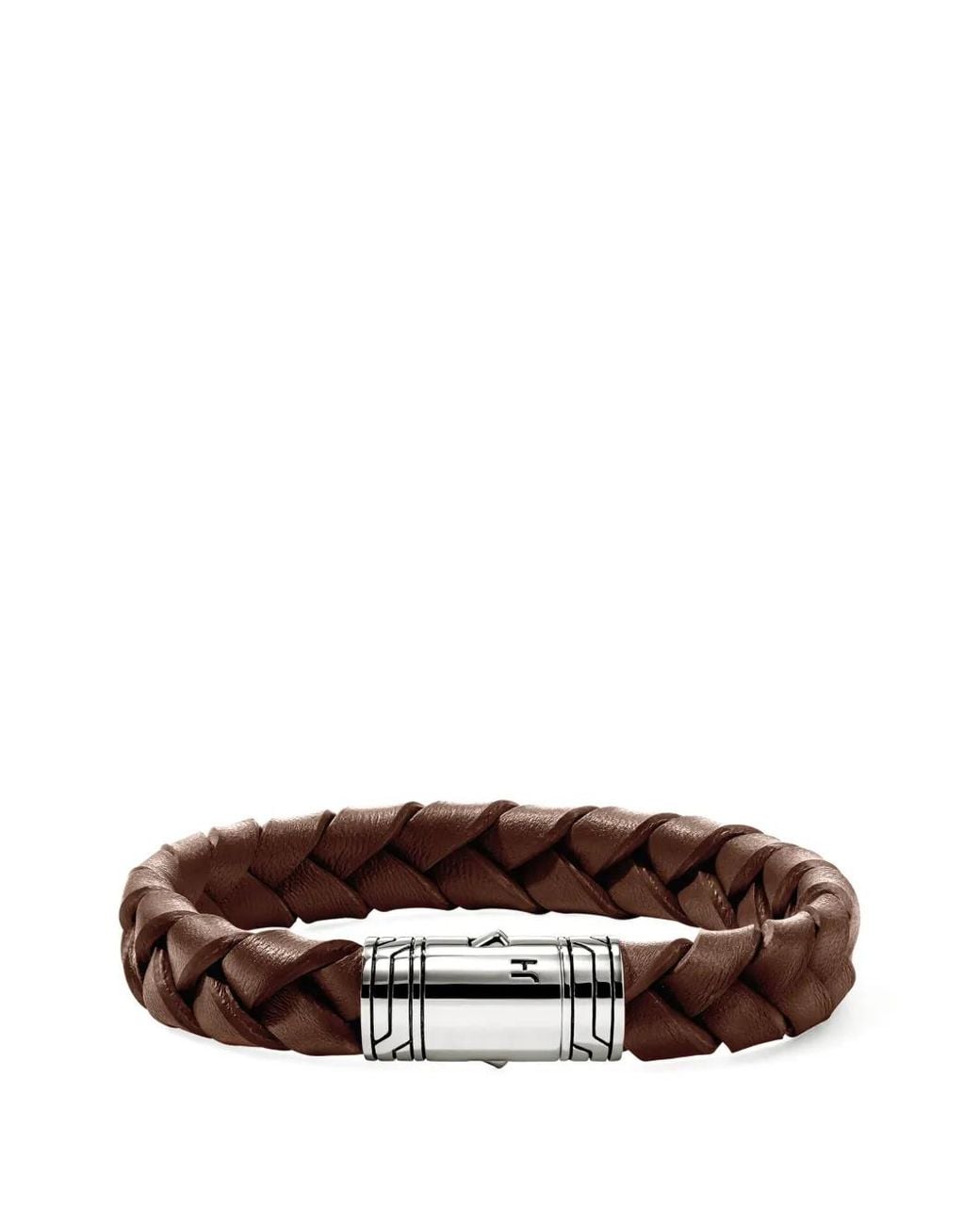 John Hardy Brown Leather Bracelet for men