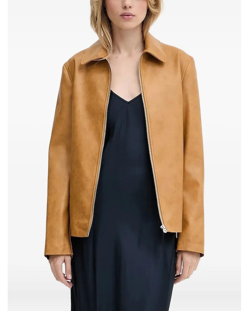Rag & Bone Blue Zip-Front Jacket