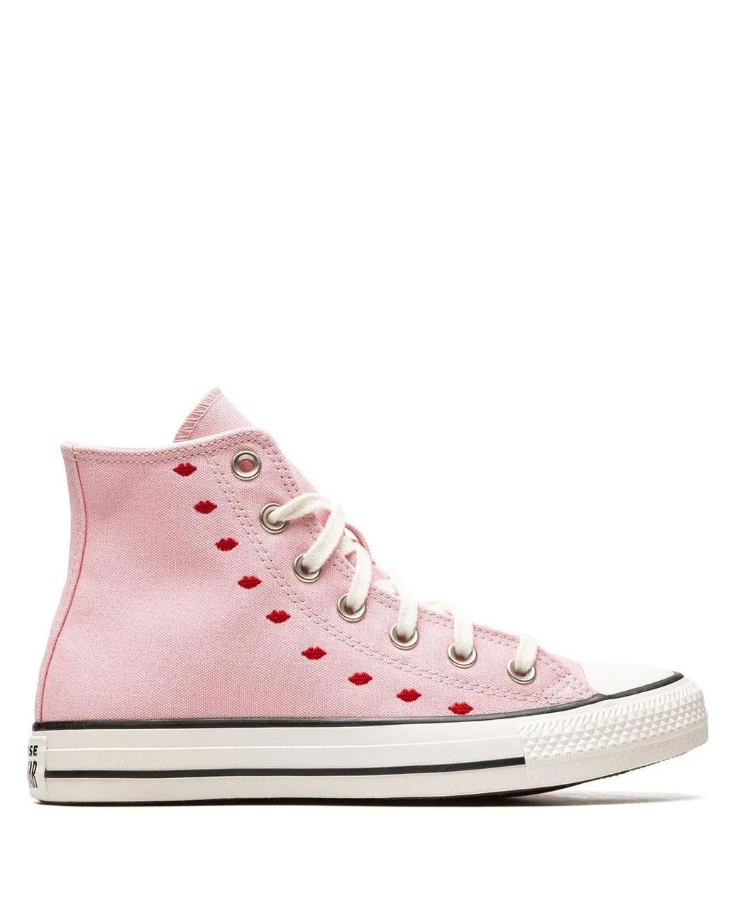 Converse Pink Chuck Taylor All-Star Hi Embroidered Sneakers