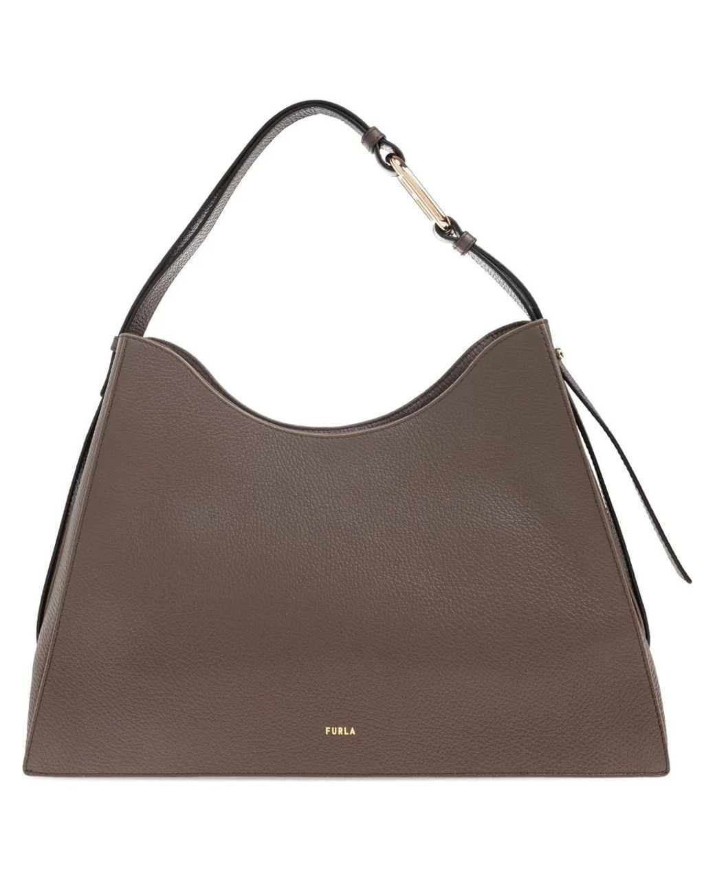 Furla Brown Large Nuvola Tote Bag