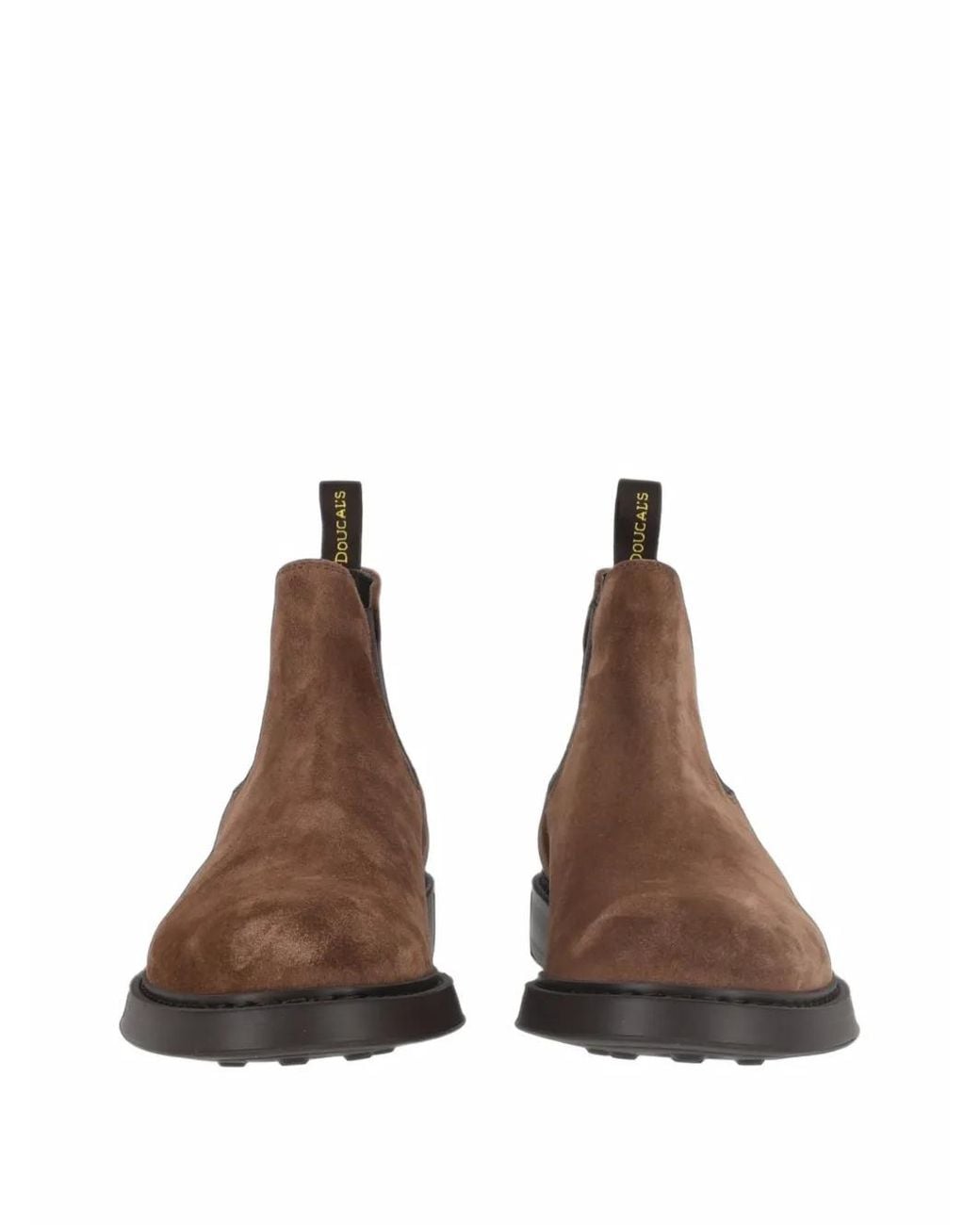 Doucal's Brown Suede Chelsea Boots for men