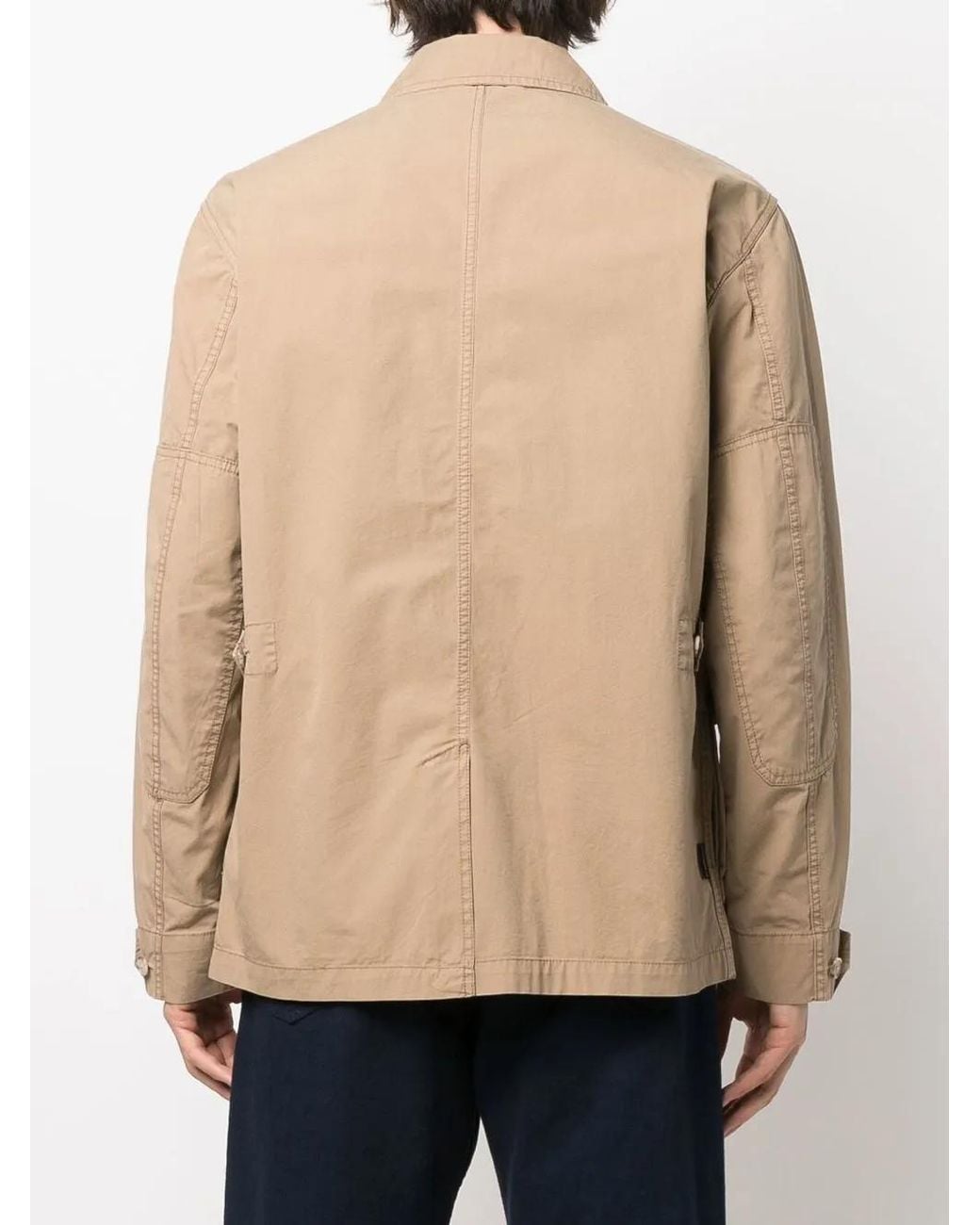 Woolrich Natural Crew Field Cotton Jacket for men