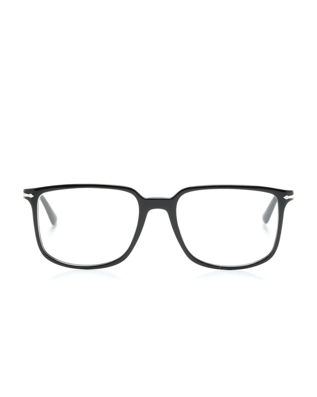 Persol Black Square-Frame Glasses for men