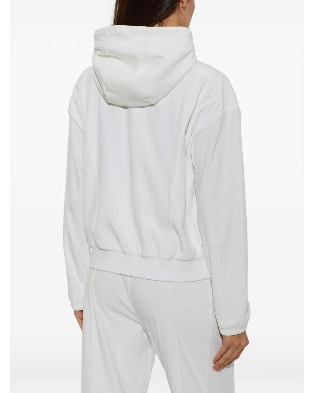 Bogner White Francine Zip-Up Jacket