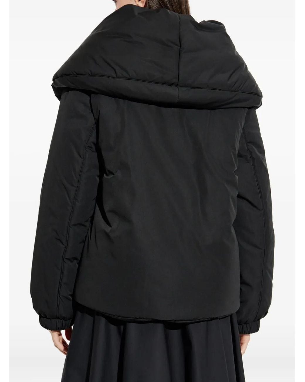 Moschino Donsjack Met Ceintuur in het Black