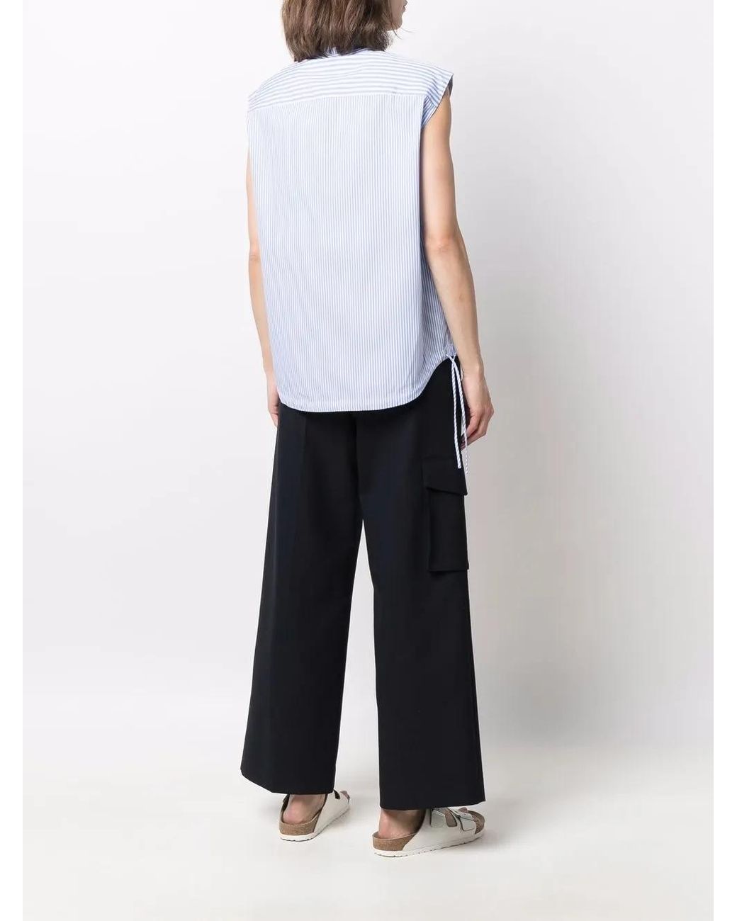 Twinset Gestreepte Blouse in het Blue