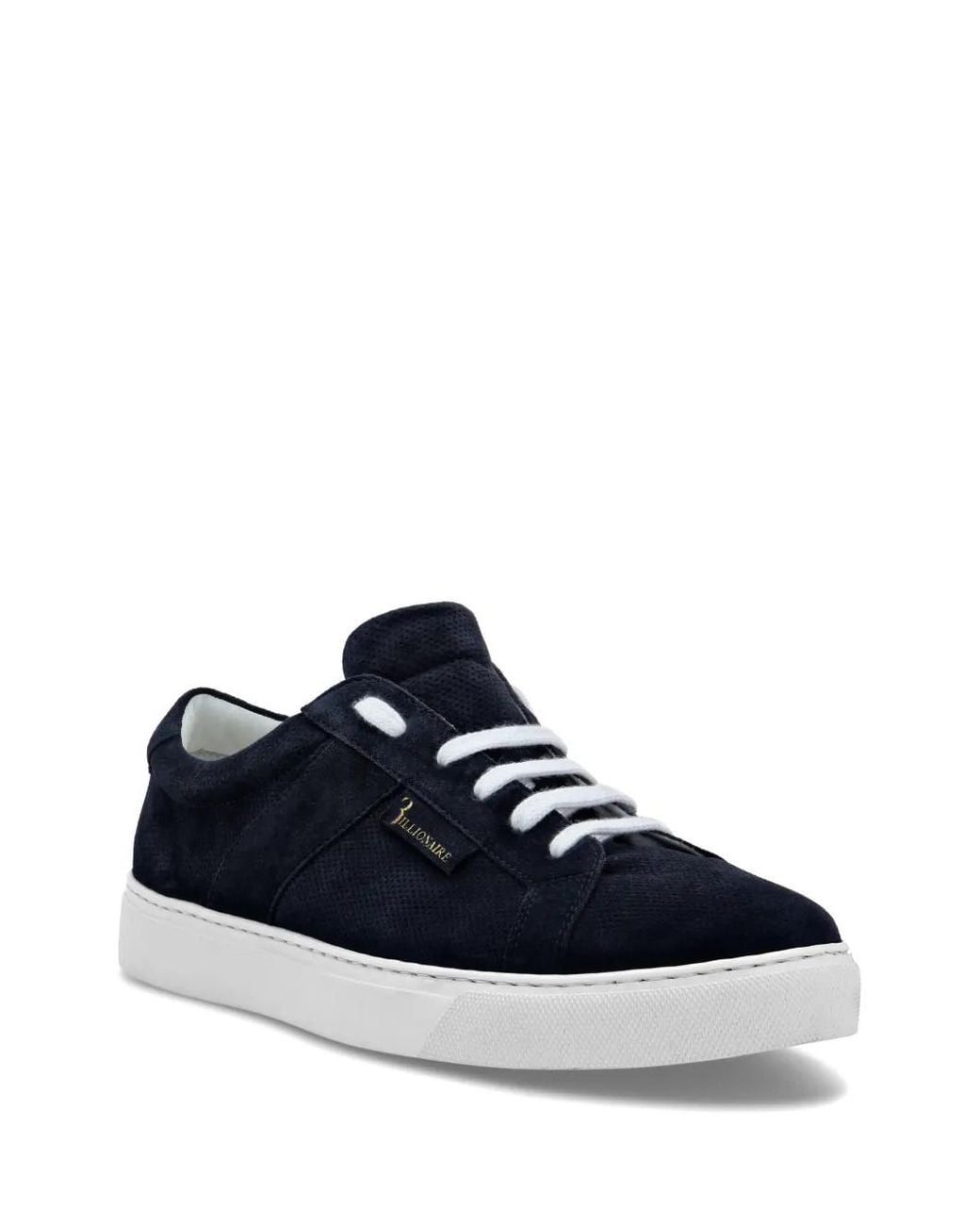 Billionaire Blue Baskets En Daim for men