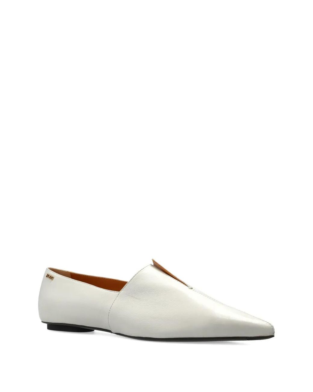 Tod's White Pointed-Toe Pumps