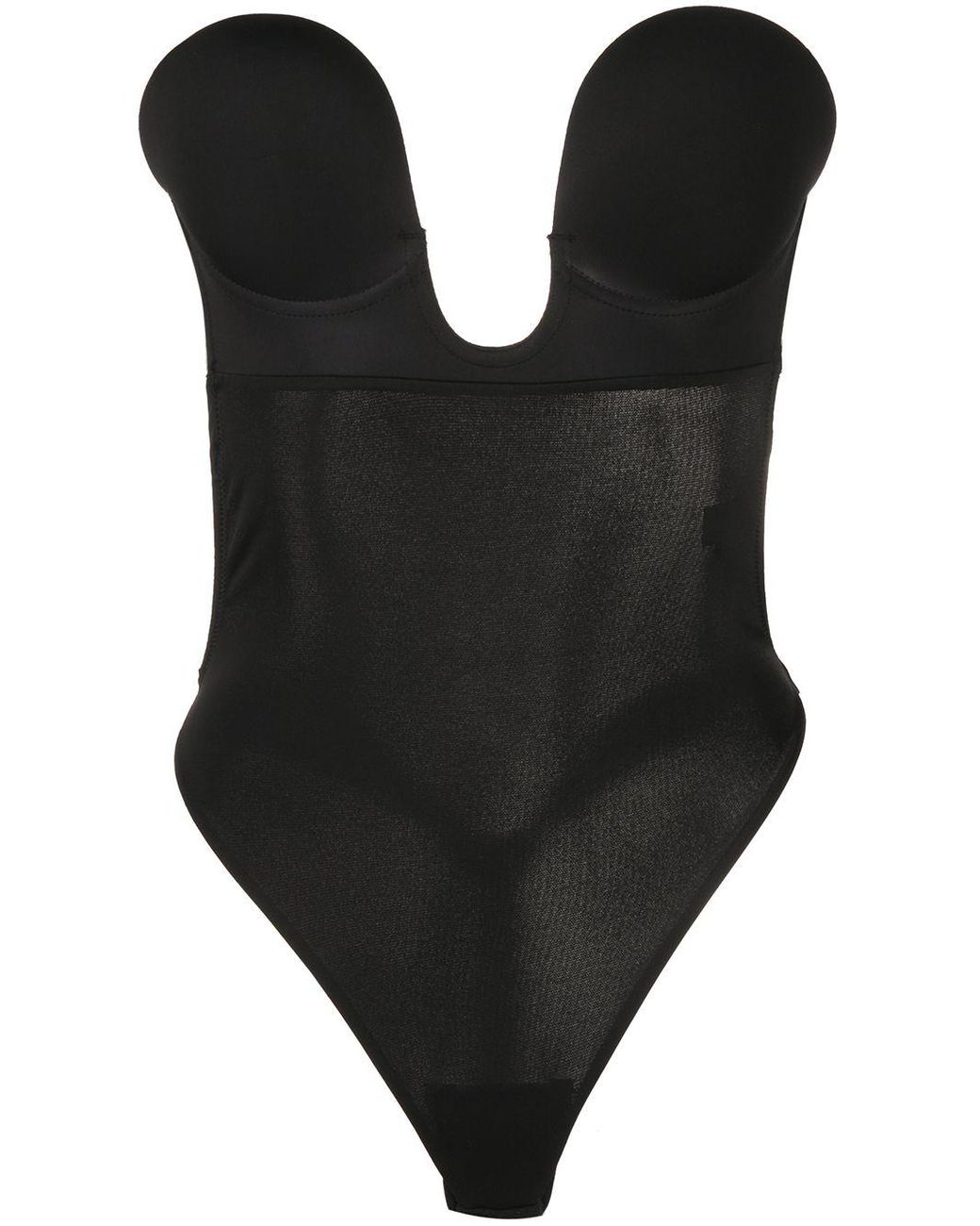 Fashion Forms Uplunge Selfadhesive Thong Bodysuit in Black Lyst