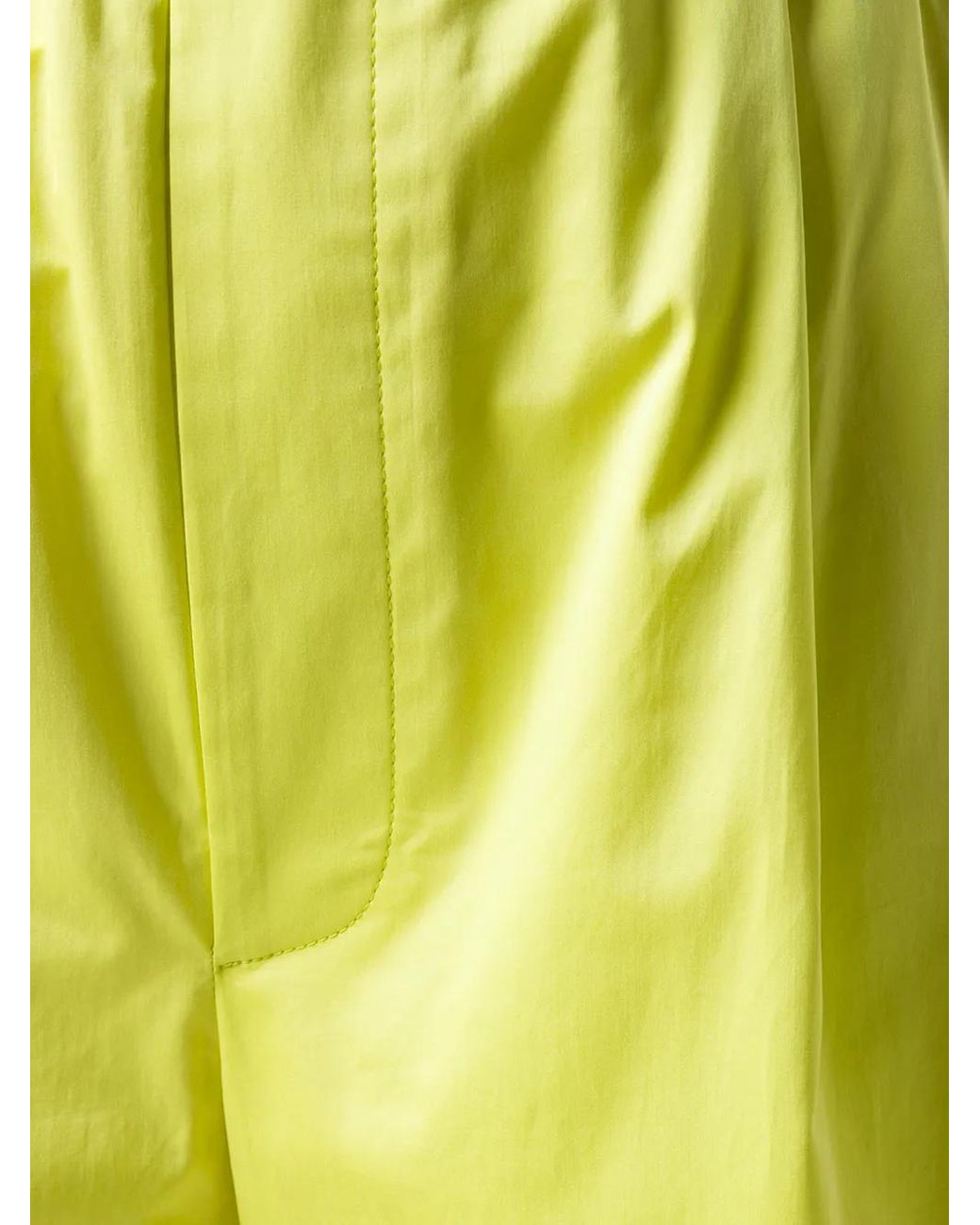 Jejia Yellow Elasticated Wide-Leg Trousers