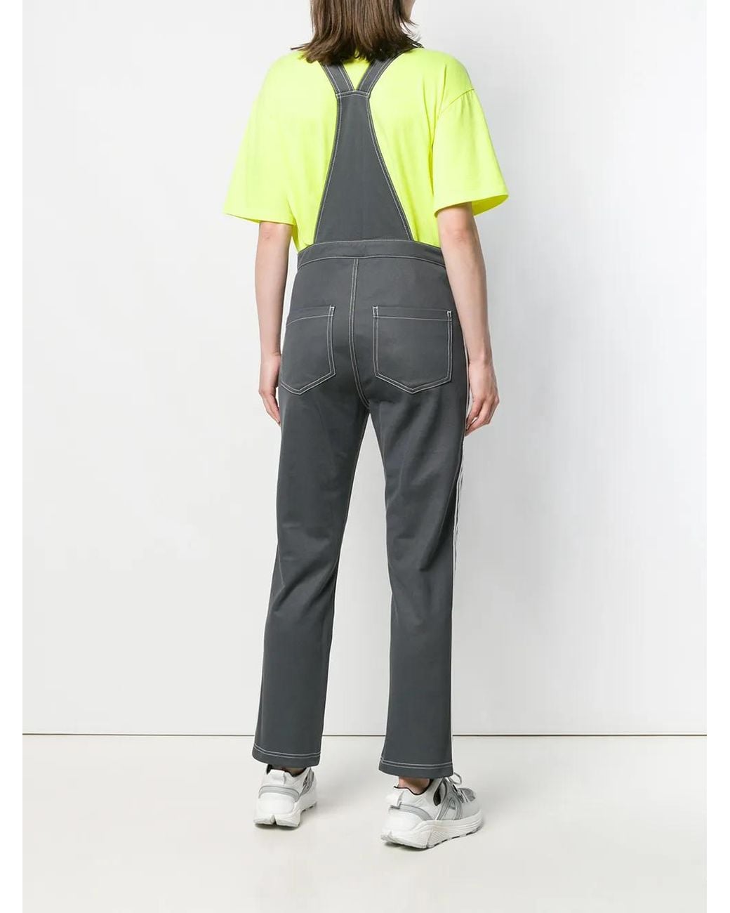 Adidas Gray Logo Dungarees