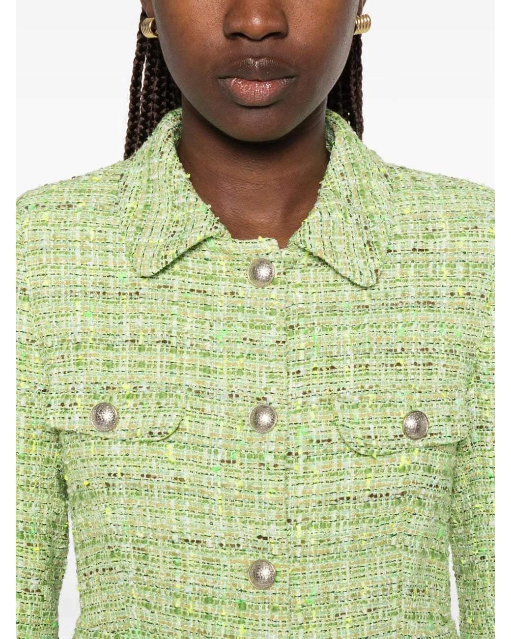 Tagliatore India Jack Met Knoopsluiting in het Green