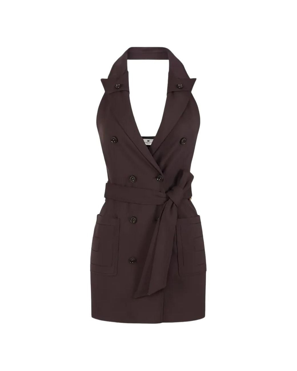 Elisabetta Franchi Purple Dress