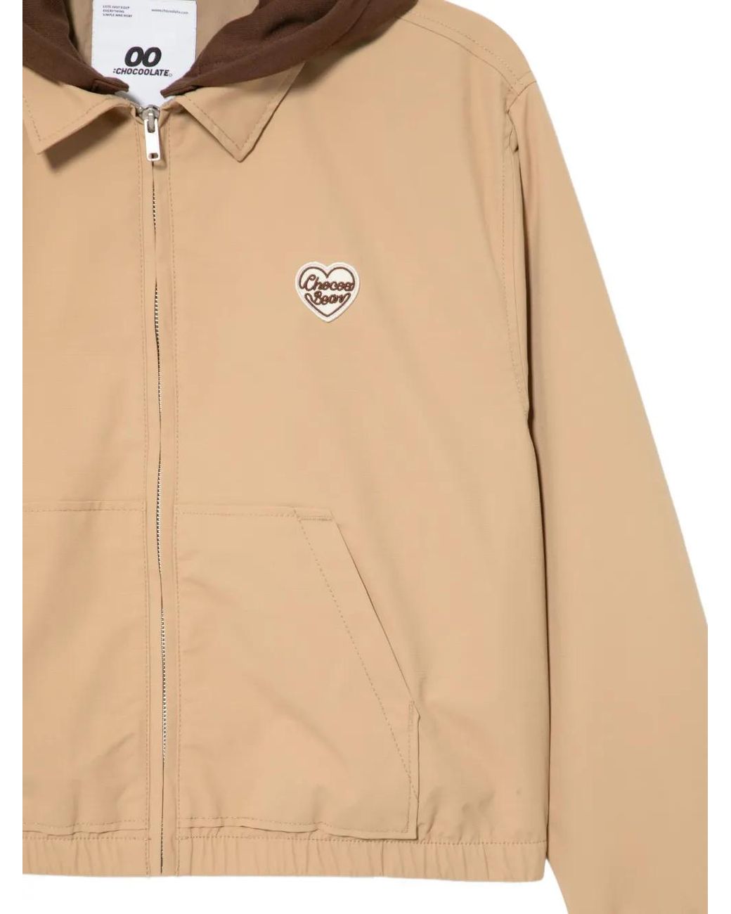 Chocoolate Natural Logo-Embroidered Jacket