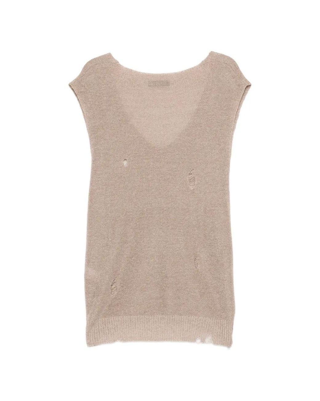 Undercover Natural Knitted Vest for men